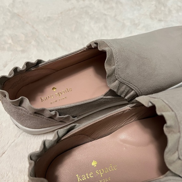 Kate Spade Lilly Sneakers in Grey Suede Size 9 - Picture 7 of 12
